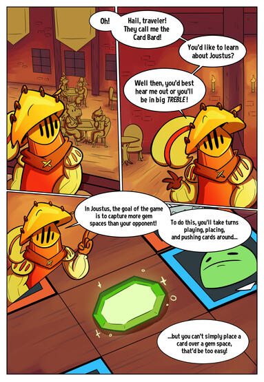 Joustus Manual Comic